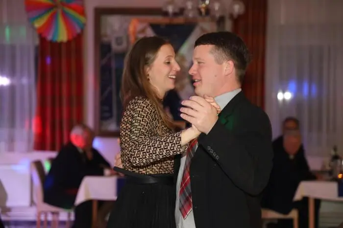 Obmann Peter Pöllabauer und die Ballobfrau Romana Kratochwill sorgten für eine rauschende Ballnacht.
