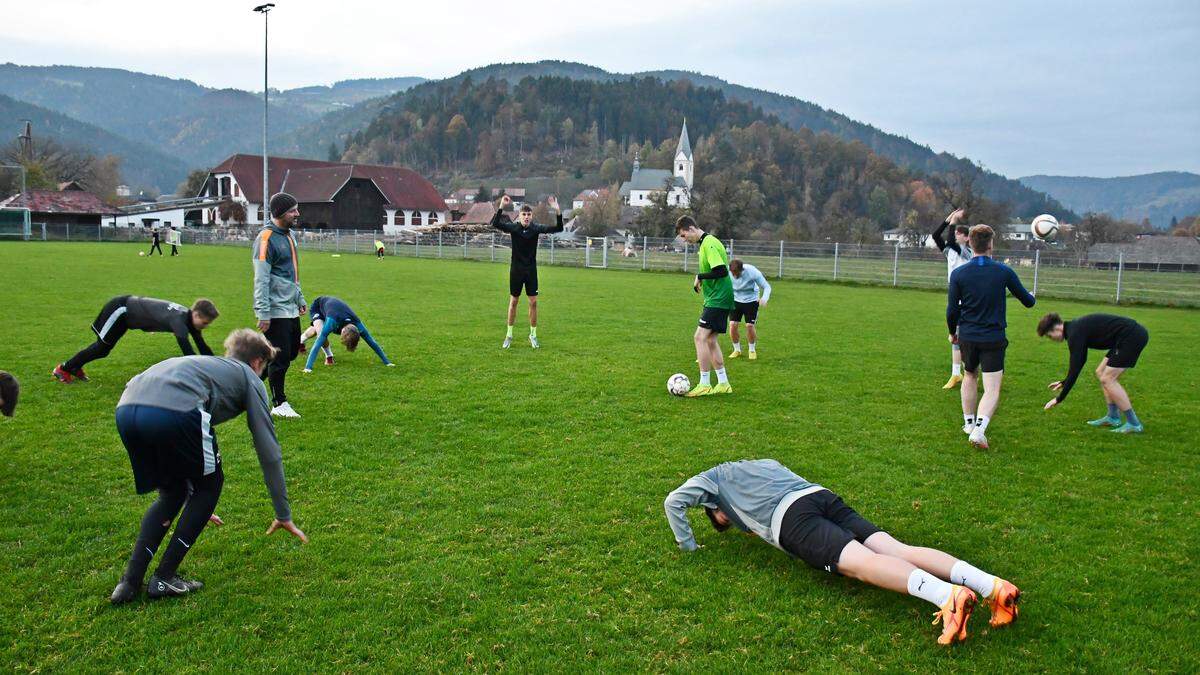 Viel Training und auch Arbeit steckt hinter dem Erfolg einer Mannschaft