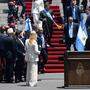Argentiniens neuer Präsident Javier Milei vor seiner Rede