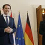 Bundeskanzler Kurz mit Deutschlands Staatspräsident Steinmeier