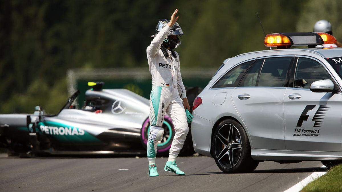 Rosberg baute im Training einen Unfall