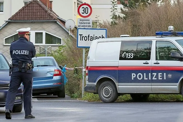 Der Fundort in Trofaiach wurde weiträumig abgesperrt.