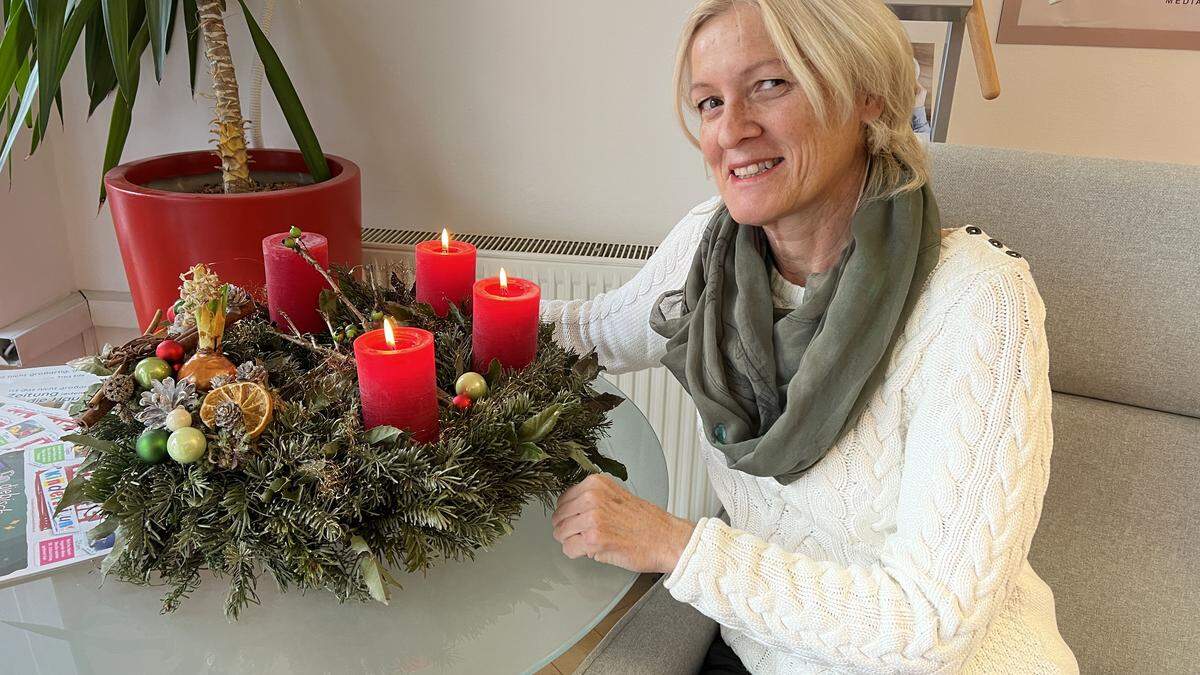 Gabriele Kigerl kümmert sich, wie ihre Kolleginnen und Kollegen, ehrenamtlich um Trauernde