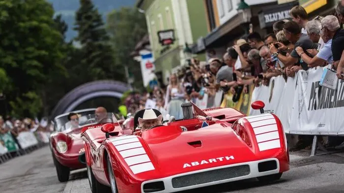 Arturo Merzario auf Abarth beim Porsche-Design-Grand-Prix