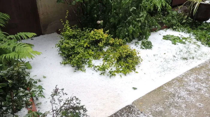 In Feldbach gingen am Nachmittag starke Gewitter nieder