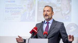 &quot;Heimvorteil für Grazer&quot; und &quot;Umweltschutz mit Hausverstand&quot; heißt es auf der Kampagne der FPÖ zur Graz-Wahl 2021