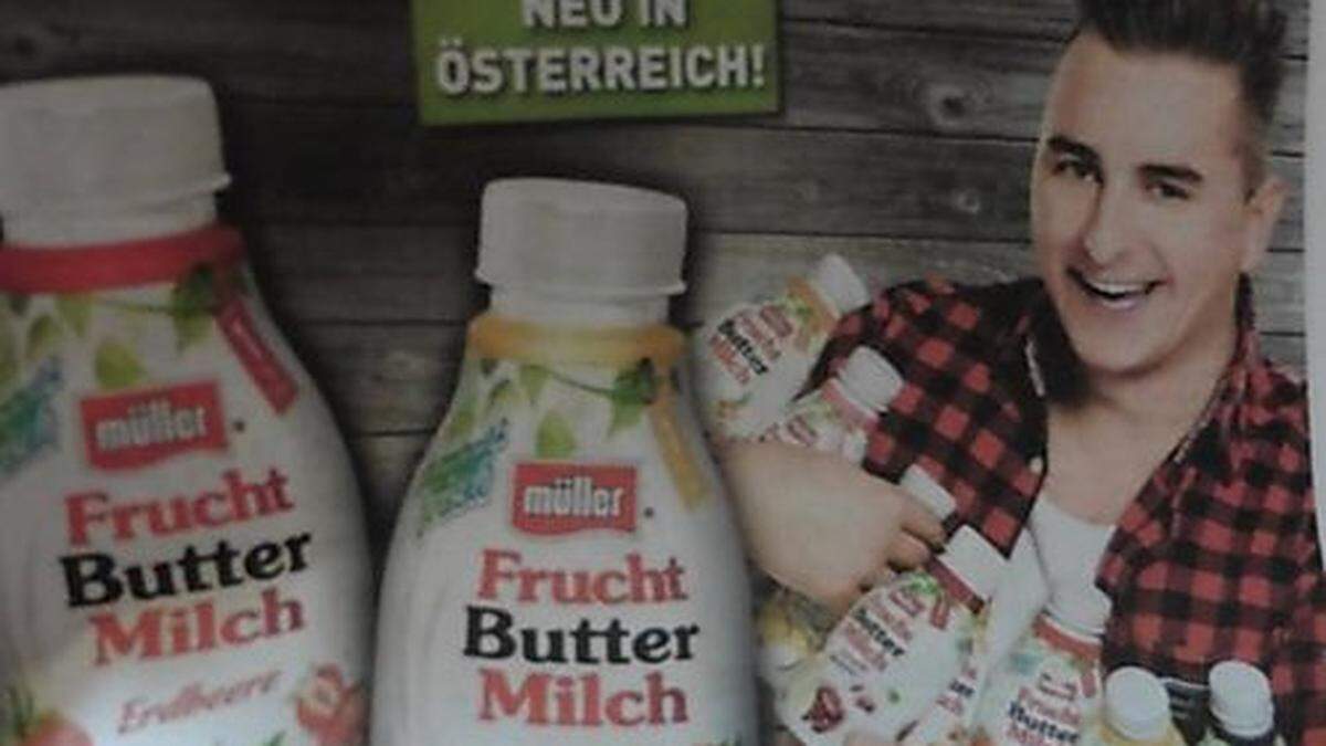 Mit dieser Werbung errege Andreas Gabalier den Ärger des Bauernbundes