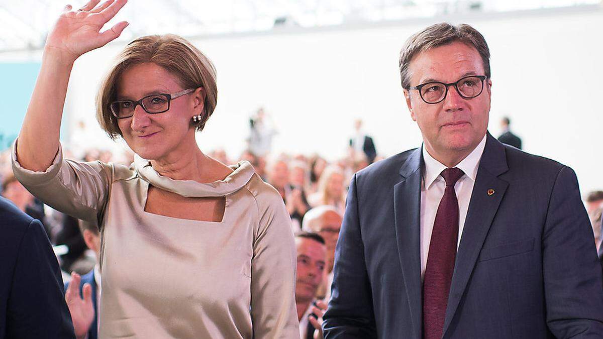 Ringen um das Außenbild der ÖVP: Niederösterreichs Landeshauptfrau Johanna Mikl-Leitner und ihr Tiroler Amtskollege Günther Platter