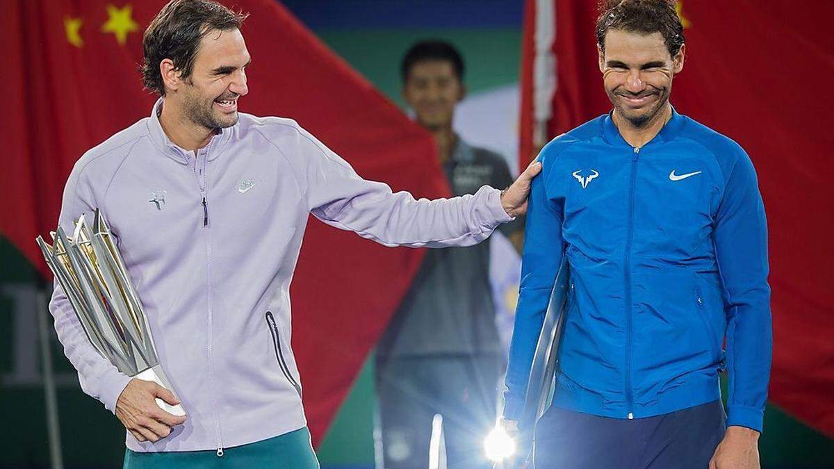 Roger Federer und Rafael Nadal verstehen sich bestens