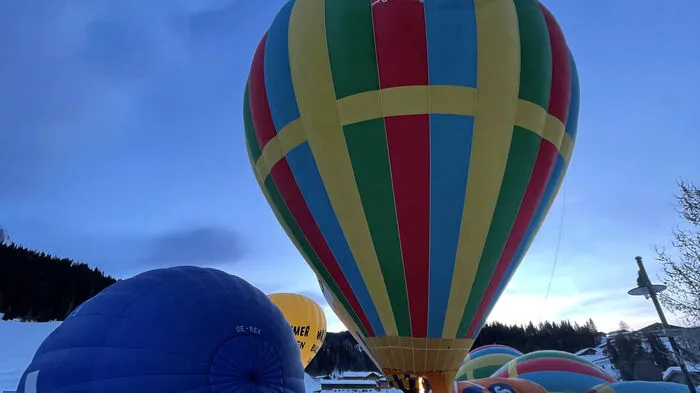 Start der Ballone in Filzmoos