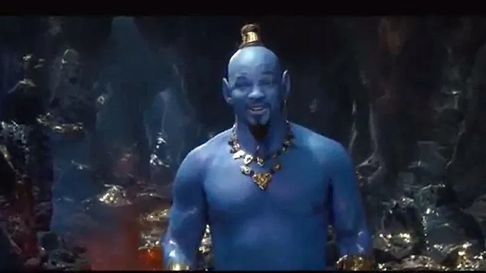 Will Smith als Geist aus der Wunderlampe