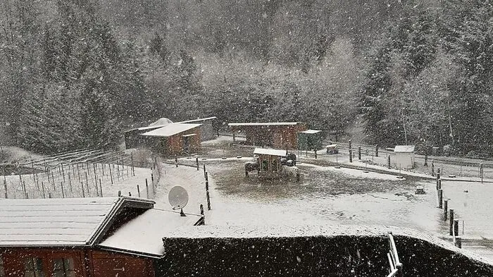 Am Stradnerkogel liegt sogar etwas Schnee