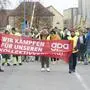 Streik in der Brauerei Puntigam am Montag