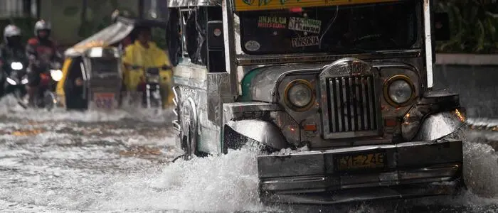 Die Unwetter brachten auch schwere Überschwemmungen