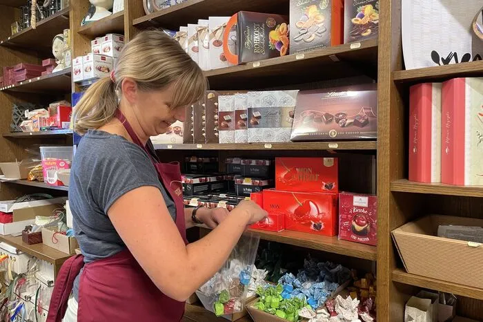 Bonbons kann man hier einzeln kaufen