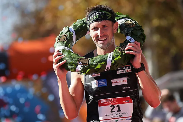 Markus Hartinger entschied den Halbmarathon für sich.