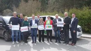 Die Verantwortlichen wollen das Sammeltaxi SAM dringend im Klimaticket verankern