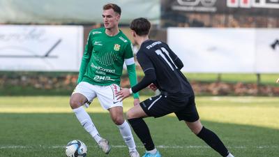 Dominik Oswald und Gamlitz liegen in der Landesliga zur Halbzeit vorne