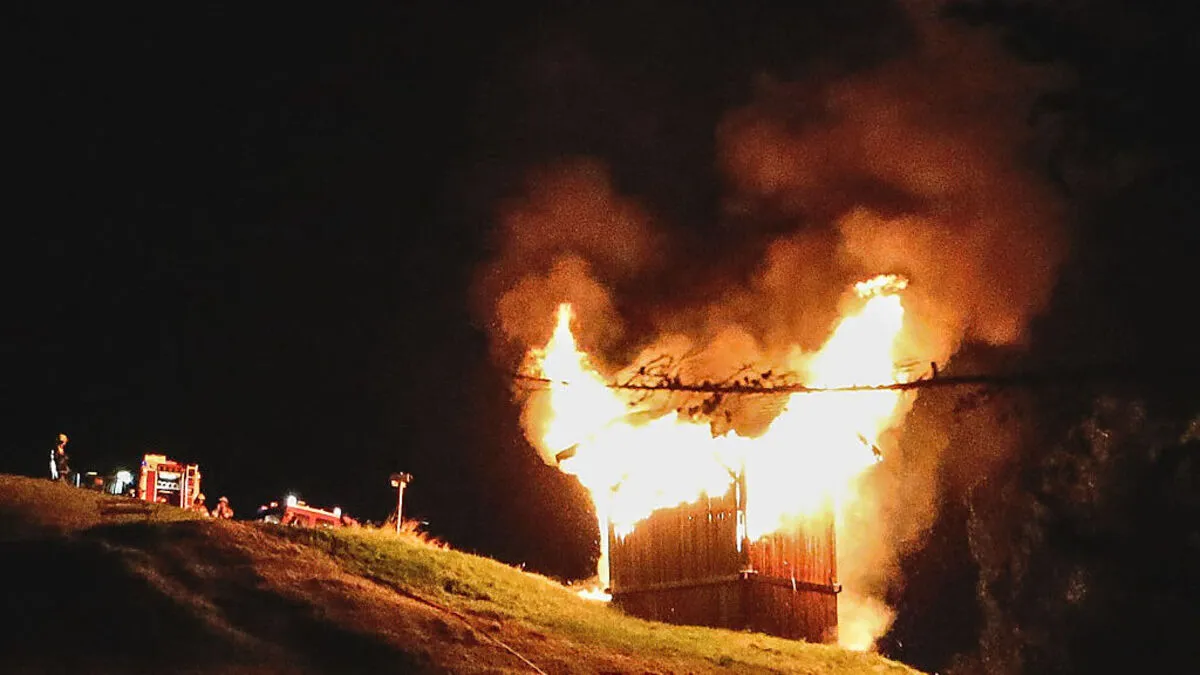 Der Schupfen stand in Vollbrand