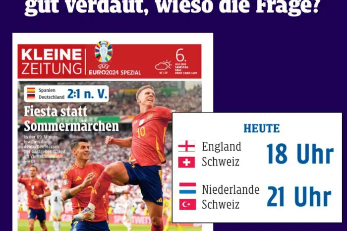 Am 6. Juli 2024 ließen wir zwei Mal die Schweiz zum Spiel antreten