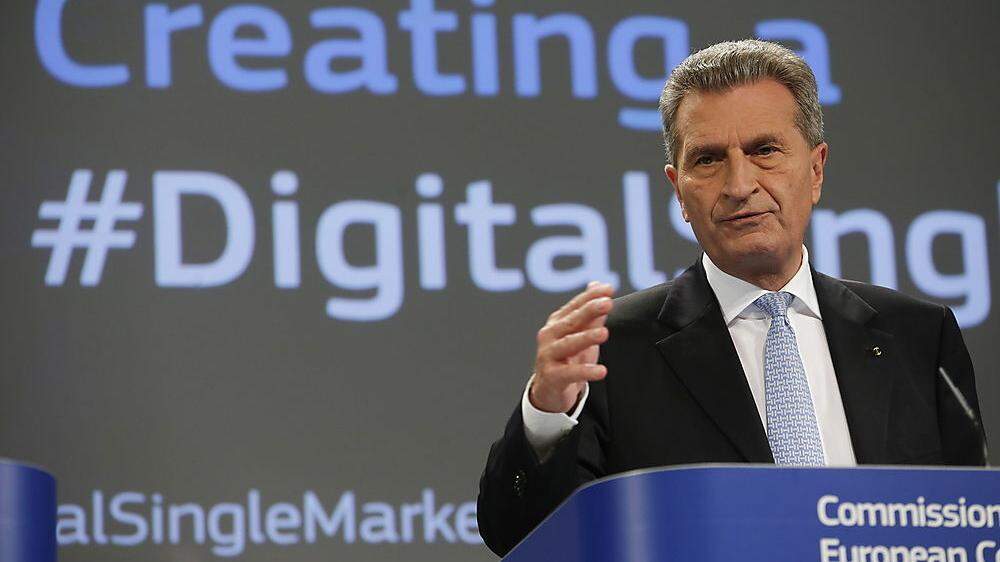 Sehr umstritten: EU-Kommissar Günther Oettinger