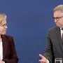 Klimaministerin Leonore Gewessler und Finanzminister Magnus Brunner.
