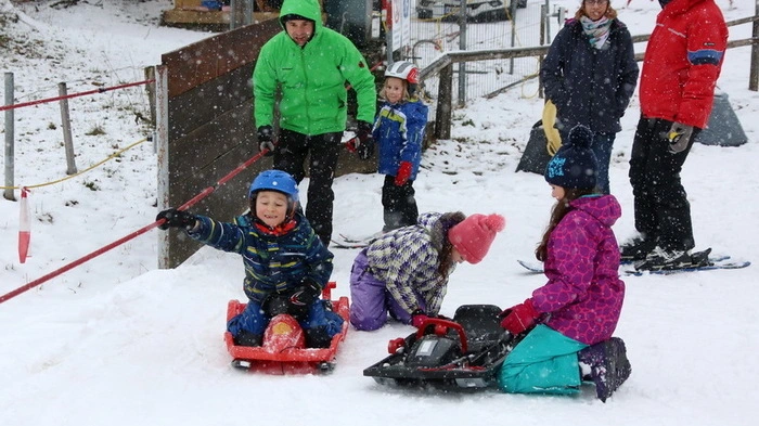 Skispaß am Murecker Skiberg mit seinem Seil-Schlepplift