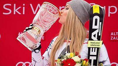 Lindsey Vonn feierte in Zauchensee einen Doppelsieg