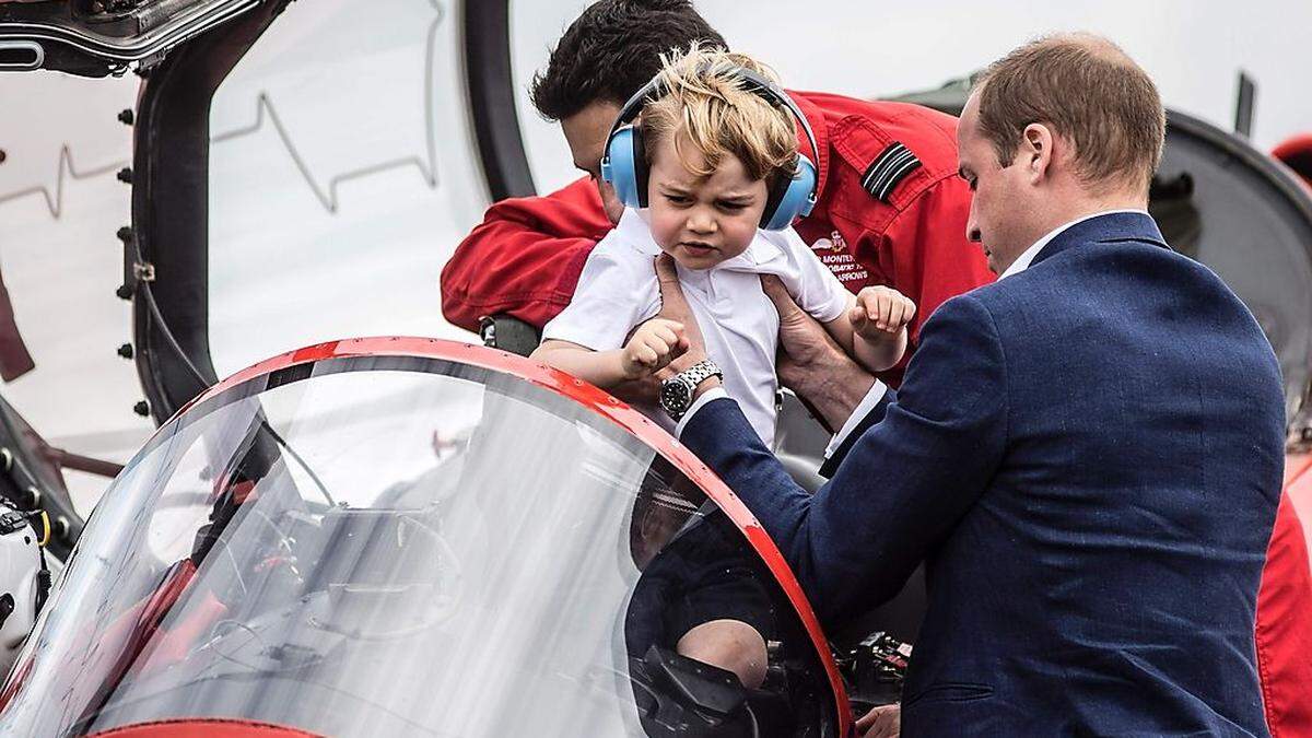 Prince George, der süßeste Pilot der Welt.