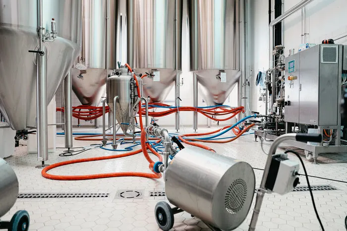 Das Innere der Brauerei