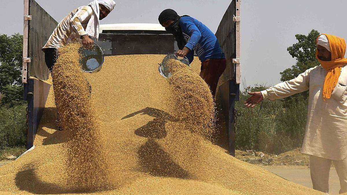 Indien verbietet Weizenexporte mit sofortiger Wirkung