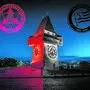 Der Grazer Uhrturm wird für die Meisterteams des GAK und Sturm „umgefärbelt“