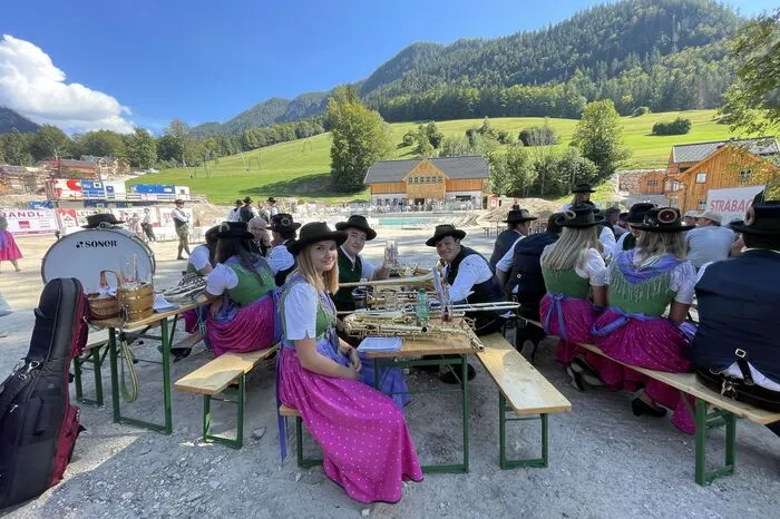 Die Musikkapelle Grundlsee war mit von der Partie