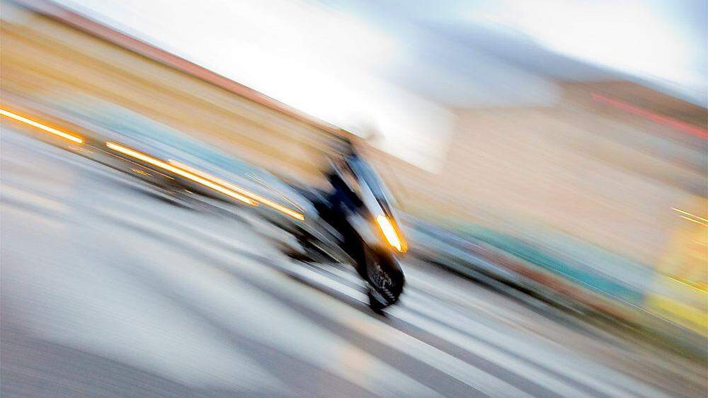Ein Kühnsdorfer geriet mit seinem Motorrad ins Schleudern (Symbolfoto)