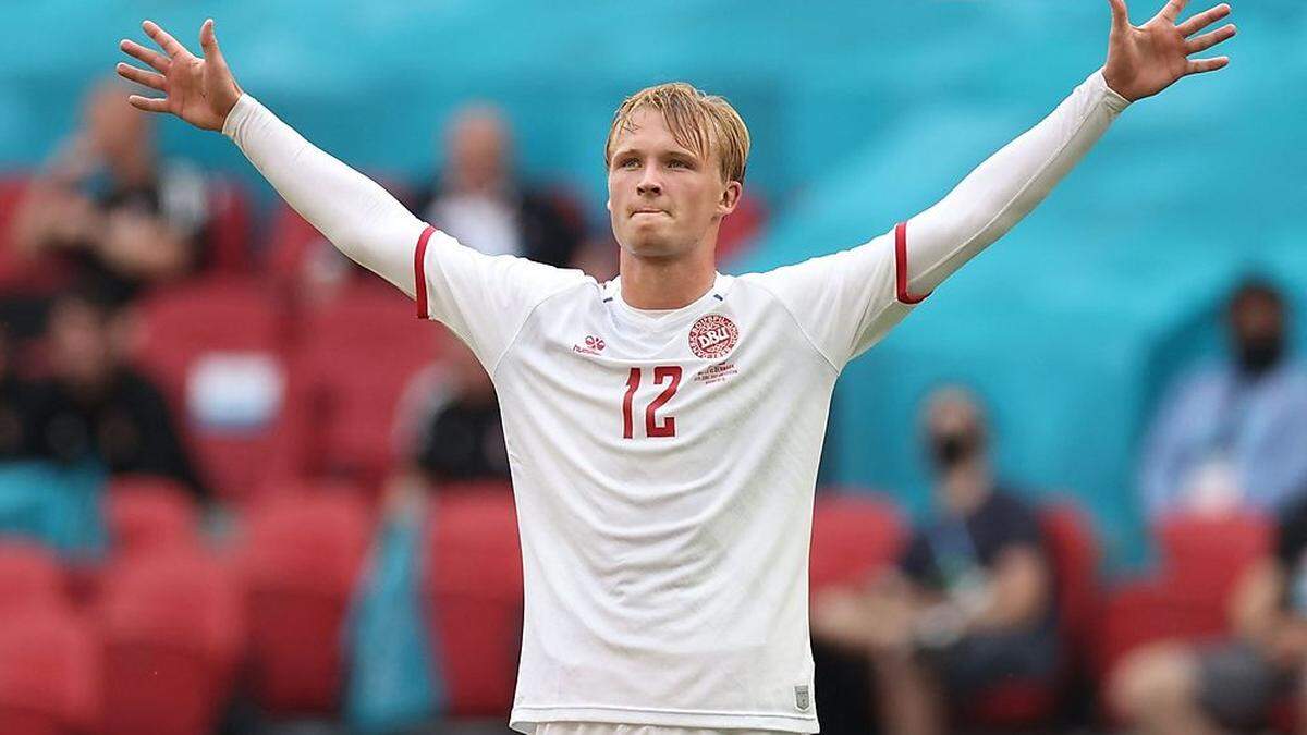 In der Gruppenphase spielte Kasper Dolberg keine tragende Rolle, umso mehr im Achtelfinale.