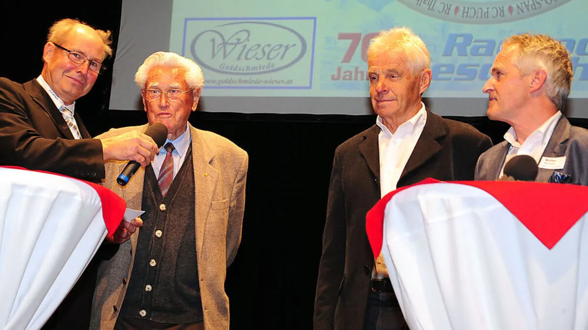 Karl Sterba, Peter Gerdl, Rudi Mitteregger, Walter Eibegger