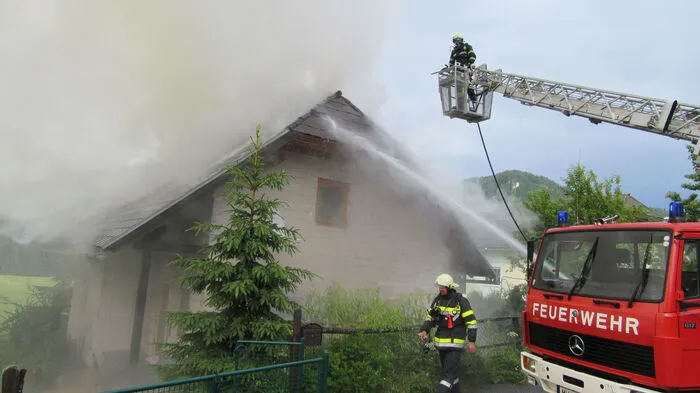 Ein starkes Gewitter ging am 5. Juli über die Gemeinde Ranten im Bezirk Murau nieder.