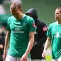 Hängende Köpfe bei den Werder-Spielern