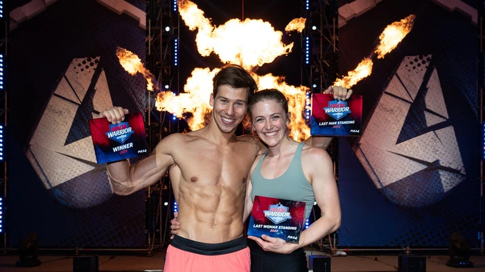 Die großen Sieger: Joel Mattli bezwang als erster Kandidat bei "Ninja Warrior Austria" den Mount Midoriyama, Steffi Noppinger war auch in der dritten Staffel die stärkste Kandidatin.