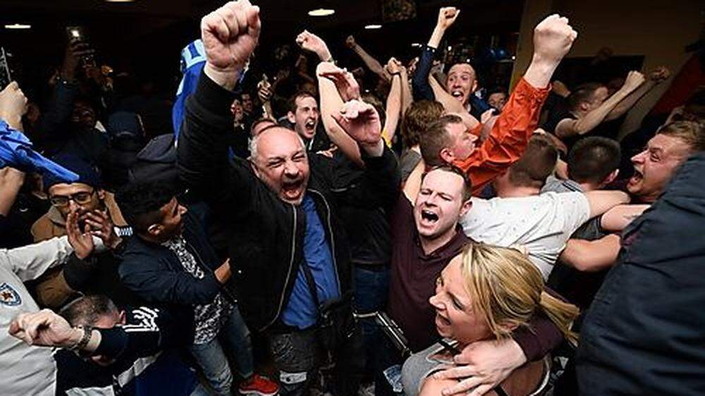 Ganz Leicester feiert mit seinen Fußball-Helden