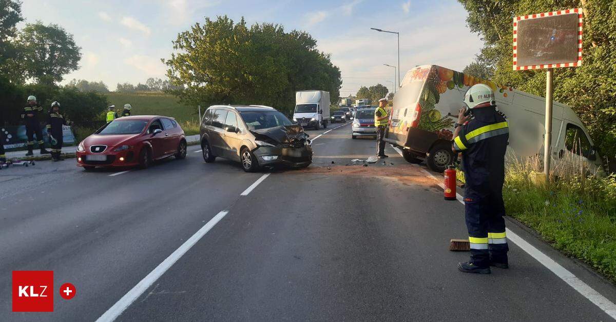 Wieder Unfall Bei Albersdorf Süd: Kleintransporter Kollidierte Mit Pkw ...