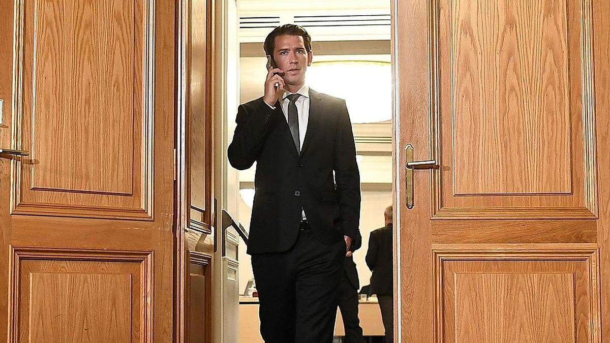 Alt-Bundeskanzler Sebastian Kurz vor dem BVT-U-Ausschuss