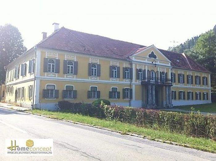 Hammerherrenhaus in Übelbach in der Steiermark - mit 850 Quadratmetern Wohnfläche. Zu haben um eine Million. 
