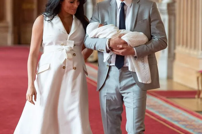 "Er ist wirklich ruhig", sagte Meghan zwei Tage nach der Geburt stolz über ihren Sohn.