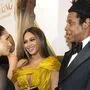 Herzogin Meghan, Beyoncé und ihr Ehemann Jay-Z bei der Premiere von "König der Löwen" 2019. 