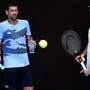 Novak Djokovic (links) mit seinem Trainer Goran Ivanisevic