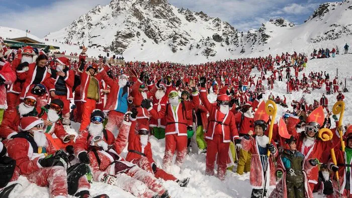 Ein Skiopening der etwas anderen Art ließen sich die Betreiber des Skigebiets Verbier in der Schweiz einfallen.