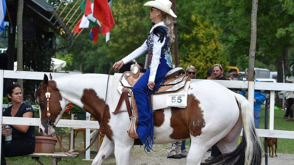 Sarah Maria Vorraber mit ihrem Pferd Like Smokin Gun