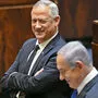Die zwei Rivalen sind jetzt Partner: Benny Gantz und Benjamin Netanjahu