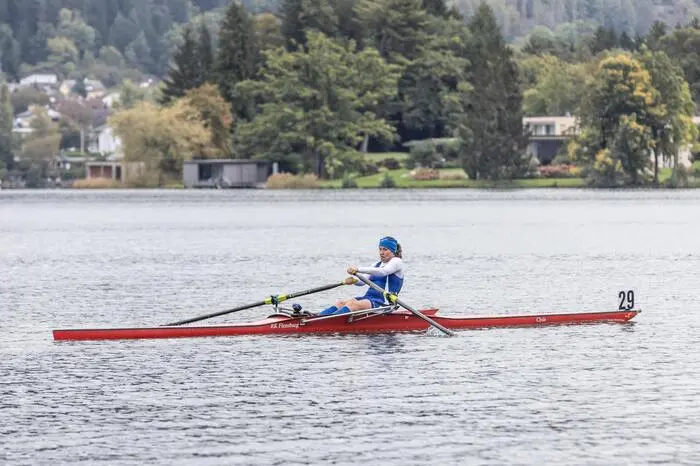Ruderregatta um die ROSE vom Wörthersee 16-km Skiffregatta von Velden nach Klagenfurt